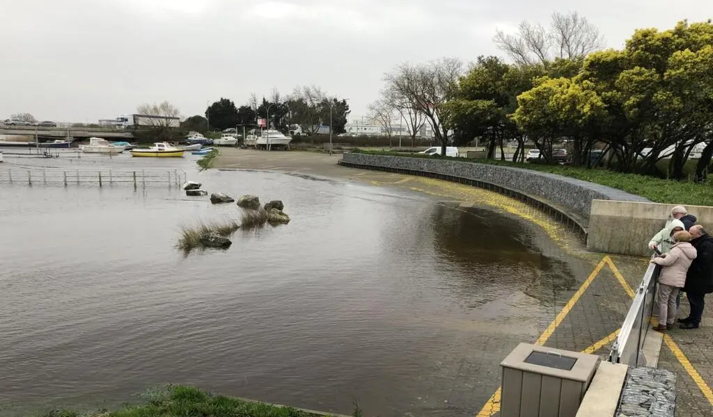 PHOTOS. Météo à StNazaire et Nantes des grandes marées et des
