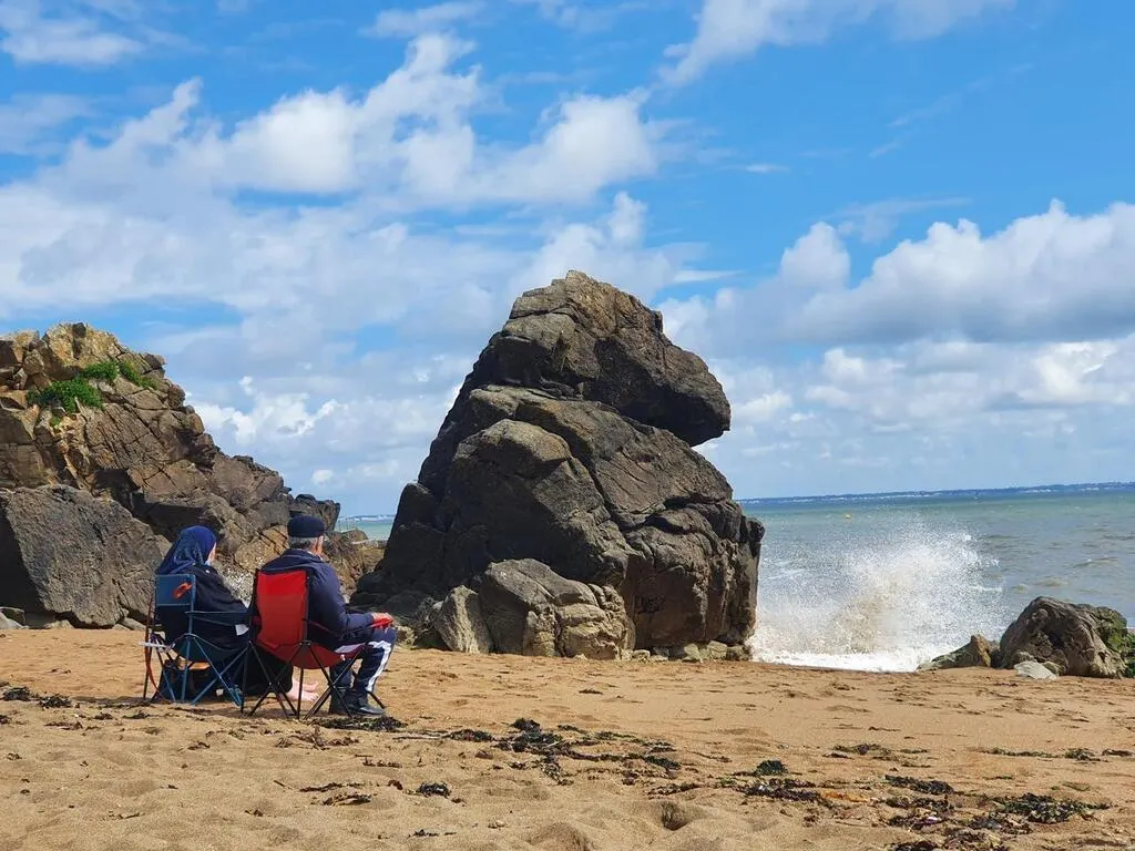 Drole De Rocher A Saint Nazaire Un Gorille Sur La Plage De Saint Marc Sur Mer Nantes Maville Com