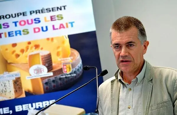 photo damien lacombe est le président de la grande coopérative laitière sodiaal.  ©  archives joël le gall, ouest-france