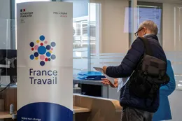 photo  une agence france travail à caen. photo d’illustration. 